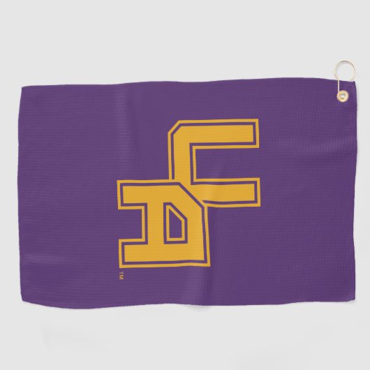 Universität Albany - Initials-Logo Golfhandtuch (Horizontal)