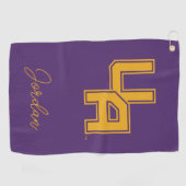 Universität Albany - Initials-Logo Golfhandtuch (Horizontal)