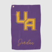 Universität Albany - Initials-Logo Golfhandtuch (Vorderseite)