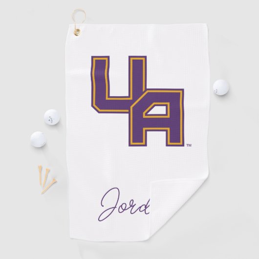 Universität Albany - Initials-Logo Golfhandtuch (Insitu)