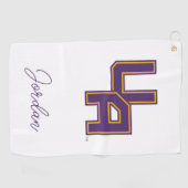 Universität Albany - Initials-Logo Golfhandtuch (Horizontal)