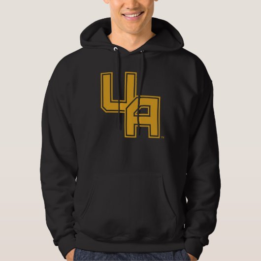 Universität Albany - Initials-Logo Hoodie (Vorderseite)