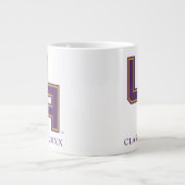 Universität Albany - Initials-Logo Jumbo-Tasse (Vorderseite)