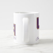 Universität Albany - Initials-Logo Jumbo-Tasse (Rückseite)
