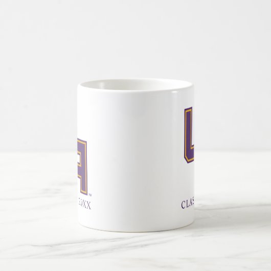 Universität Albany - Initials-Logo Kaffeetasse (Mittel)