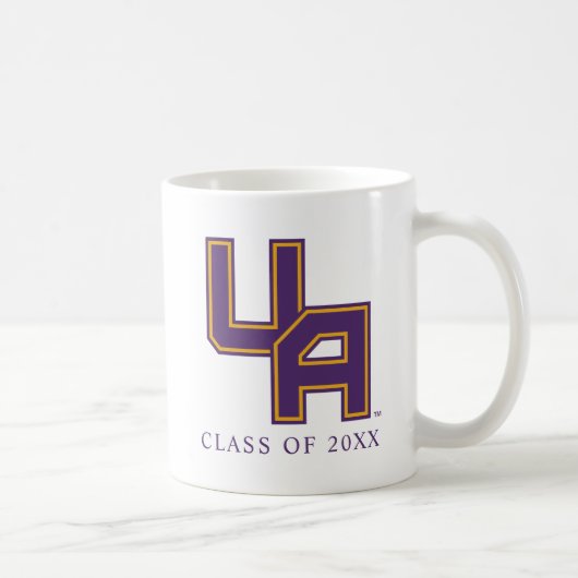 Universität Albany - Initials-Logo Kaffeetasse (Rechts)
