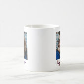 Universität Albany - Initials-Logo Kaffeetasse (Mittel)