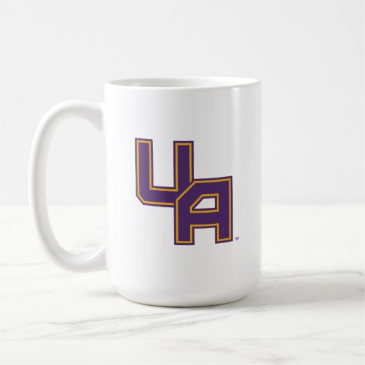 Universität Albany - Initials-Logo Kaffeetasse (Links)