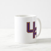 Universität Albany - Initials-Logo Kaffeetasse (VorderseiteRechts)
