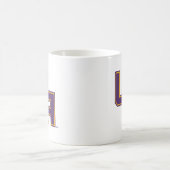 Universität Albany - Initials-Logo Kaffeetasse (Mittel)