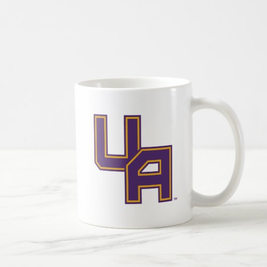 Universität Albany - Initials-Logo Kaffeetasse (Rechts)
