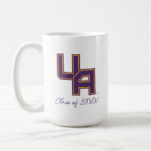 Universität Albany - Initials-Logo Kaffeetasse (Links)