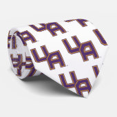 Universität Albany - Initials-Logo Krawatte (Gerollt)