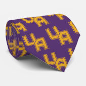 Universität Albany - Initials-Logo Krawatte (Gerollt)