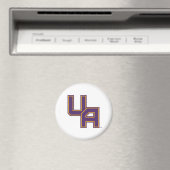 Universität Albany - Initials-Logo Magnet (In Situ (Geschirrspüler))