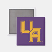 Universität Albany - Initials-Logo Magnet (Vorderseite/Rückseite)