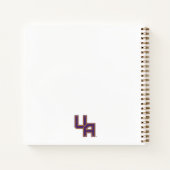 Universität Albany - Initials-Logo Notizblock (Rückseite)