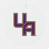 Universität Albany - Initials-Logo Ornament Aus Metall (Vorderseite)