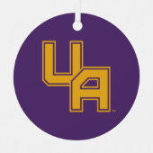 Universität Albany - Initials-Logo Ornament Aus Metall (Vorderseite)