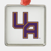 Universität Albany - Initials-Logo Ornament Aus Metall (Vorne)