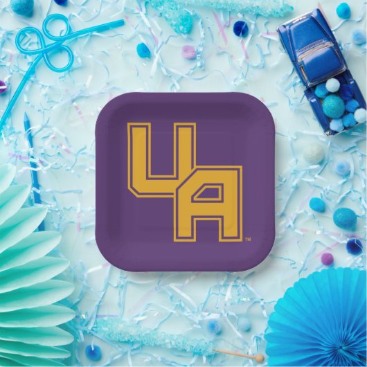 Universität Albany - Initials-Logo Pappteller (Party)