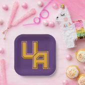 Universität Albany - Initials-Logo Pappteller (Party)