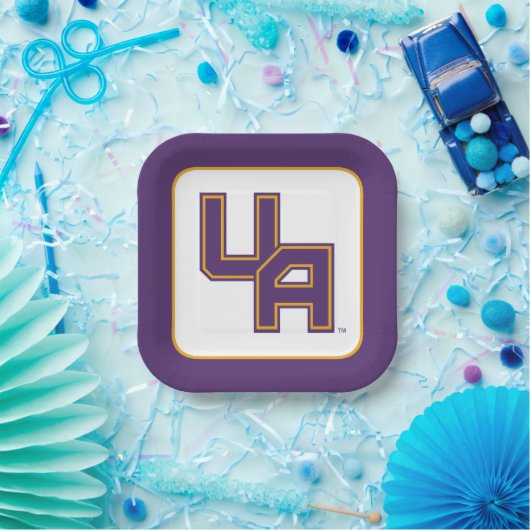 Universität Albany - Initials-Logo Pappteller (Party)