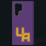 Universität Albany - Initials-Logo Samsung Galaxy Hülle<br><div class="desc">Das Logo der Universität Albany zeichnet sich durch ein gewagtes und dynamisches "UA"-Design aus, das in der lila Unterschrift der Universität dargestellt und mit einer auffallenden Goldgrenze umrissen wurde. Die eckigen, blockartigen Buchstaben verleihen dem Logo ein starkes und autoritäres Erscheinungsbild, perfekt für den Schulstolz und die Identität. Die symmetrische und...</div>