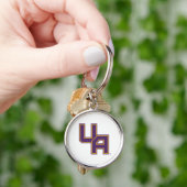 Universität Albany - Initials-Logo Schlüsselanhänger (Hand)