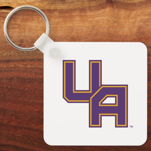 Universität Albany - Initials-Logo Schlüsselanhänger (Vorderseite)