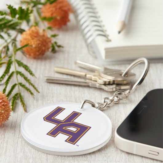 Universität Albany - Initials-Logo Schlüsselanhänger (Vorderseite rechts)