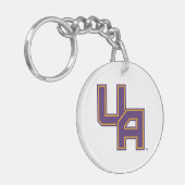 Universität Albany - Initials-Logo Schlüsselanhänger (Vorderseite links)