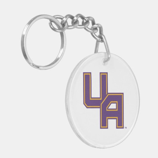 Universität Albany - Initials-Logo Schlüsselanhänger (Vorderseite links)
