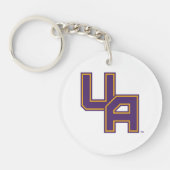Universität Albany - Initials-Logo Schlüsselanhänger (Vorderseite)