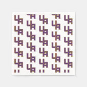 Universität Albany - Initials-Logo Serviette (Vorderseite)