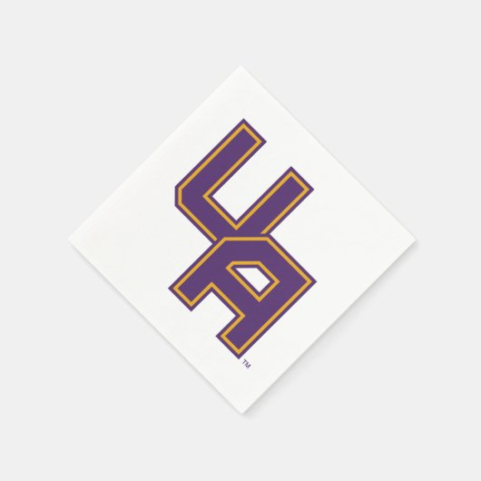 Universität Albany - Initials-Logo Serviette (Ecke)