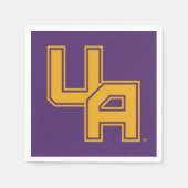 Universität Albany - Initials-Logo Serviette (Vorderseite)