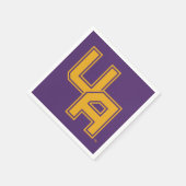 Universität Albany - Initials-Logo Serviette (Ecke)