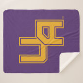 Universität Albany - Initials-Logo Sherpadecke (Vorderseite (Horizontal))