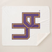 Universität Albany - Initials-Logo Sherpadecke (Vorderseite (Horizontal))