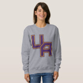 Universität Albany - Initials-Logo Sweatshirt (Vorne ganz)