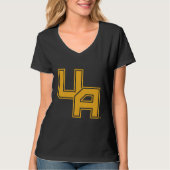 Universität Albany - Initials-Logo T-Shirt (Vorderseite)