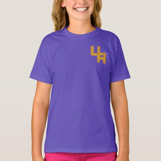 Universität Albany - Initials-Logo T-Shirt (Vorderseite)