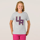 Universität Albany - Initials-Logo T-Shirt (Vorne ganz)