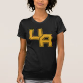 Universität Albany - Initials-Logo T-Shirt (Vorderseite)