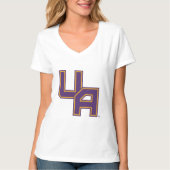 Universität Albany - Initials-Logo T-Shirt (Vorderseite)