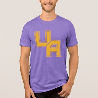 Universität Albany - Initials-Logo Tri-Blend Shirt
