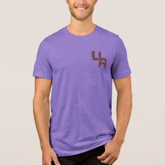 Universität Albany - Initials-Logo Tri-Blend Shirt