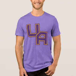 Universität Albany - Initials-Logo Tri-Blend Shirt