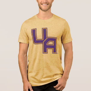 Universität Albany - Initials-Logo Tri-Blend Shirt